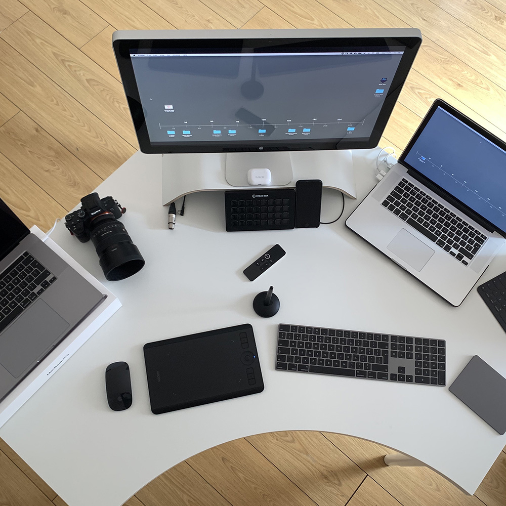 2020 Streaming desk during the pandemic